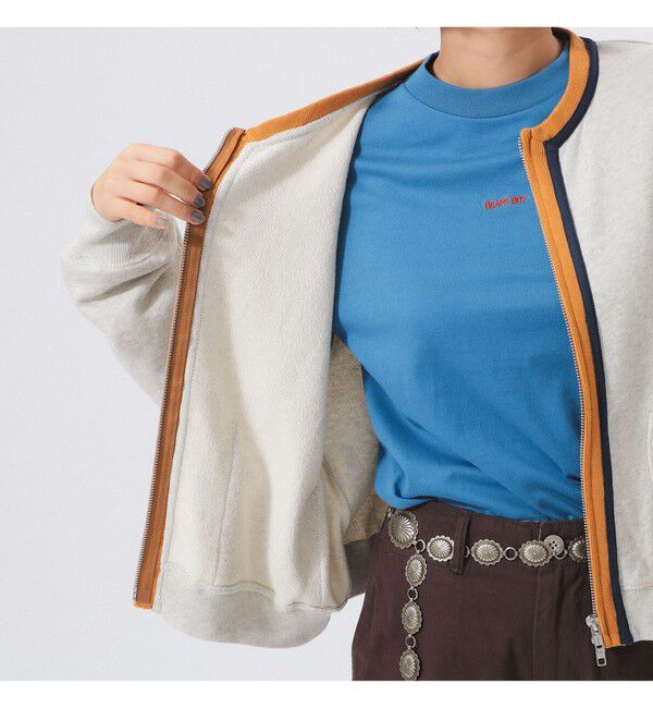 BEAMSBOY「スリートーン スウェット カーディガン」|スウェット・ジャージ|