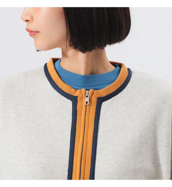 BEAMSBOY「スリートーン スウェット カーディガン」|スウェット・ジャージ|