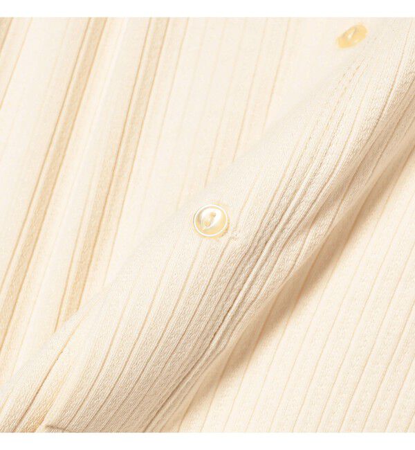 BEAMSBOY「ヘンリーネック レース カーディガン」|Tシャツ・カットソー|