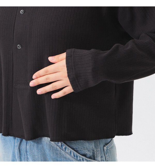 BEAMSBOY「ヘンリーネック レース カーディガン」|Tシャツ・カットソー|