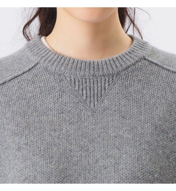 BEAMSBOY「ビッグ ロゴ クルー」|ニット・セーター|