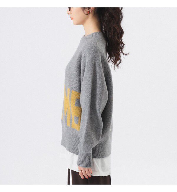 BEAMSBOY「ビッグ ロゴ クルー」|ニット・セーター|