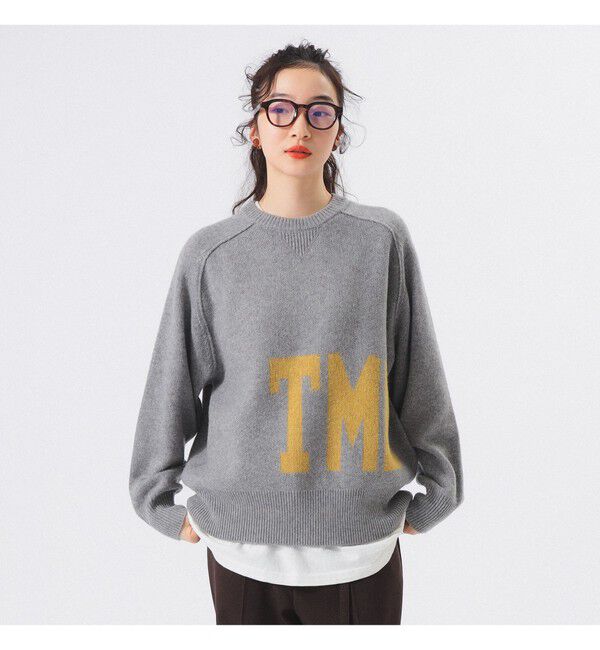 BEAMSBOY「ビッグ ロゴ クルー」|ニット・セーター|