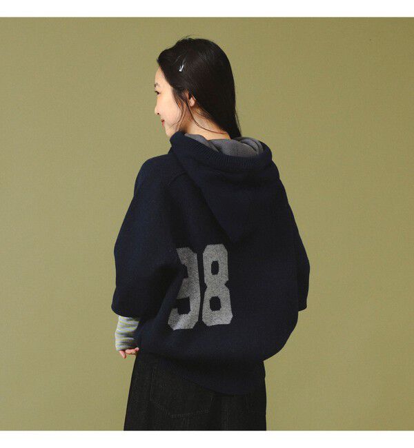 BEAMSBOY「ビッグ ロゴ クルー」|ニット・セーター|