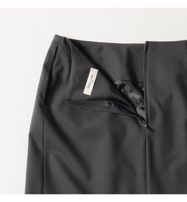 Demi-Luxe BEAMS 「ウール トロピカル インバータック スカート」|スカート|