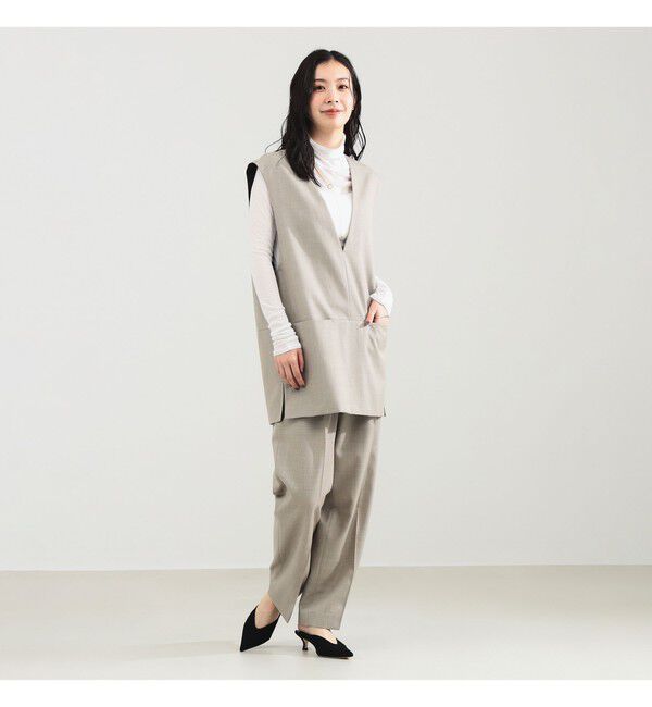 Demi-Luxe BEAMS 「ツイル Vあき プルオーバー ベスト」|シャツ・ブラウス|