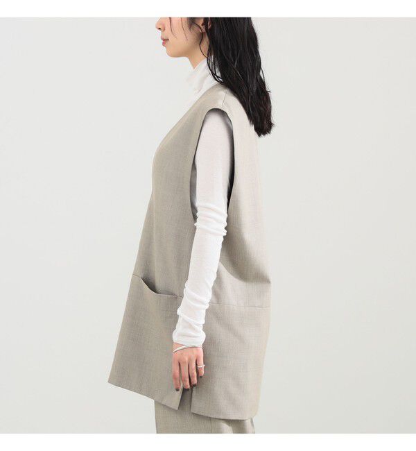 Demi-Luxe BEAMS 「ツイル Vあき プルオーバー ベスト」|シャツ・ブラウス|