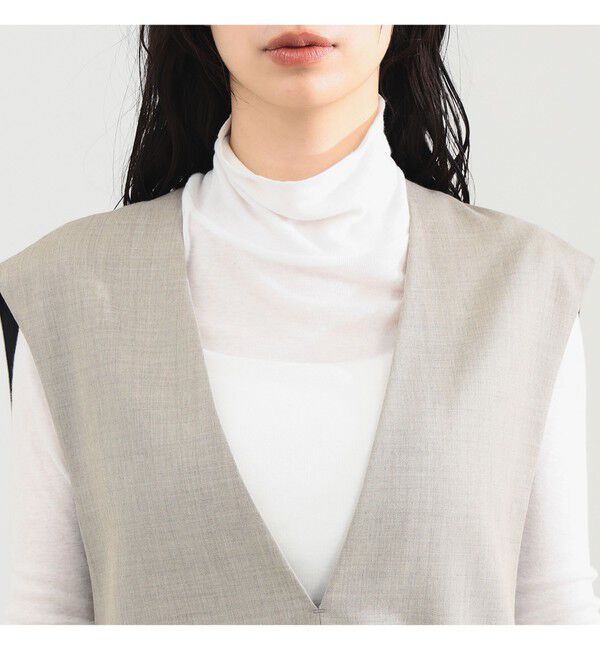 Demi-Luxe BEAMS 「ツイル Vあき プルオーバー ベスト」|シャツ・ブラウス|