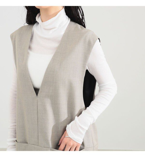 Demi-Luxe BEAMS 「ツイル Vあき プルオーバー ベスト」|シャツ・ブラウス|