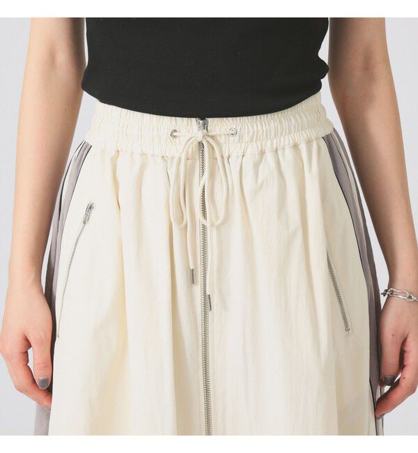 Ray BEAMS 「サイドライン ギャザー スカート」|スカート|