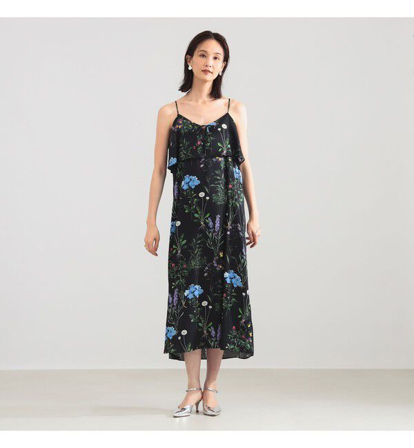 Demi-Luxe BEAMS 「【別注】TICCA / フラワー プリント キャミワンピース」|ワンピース|