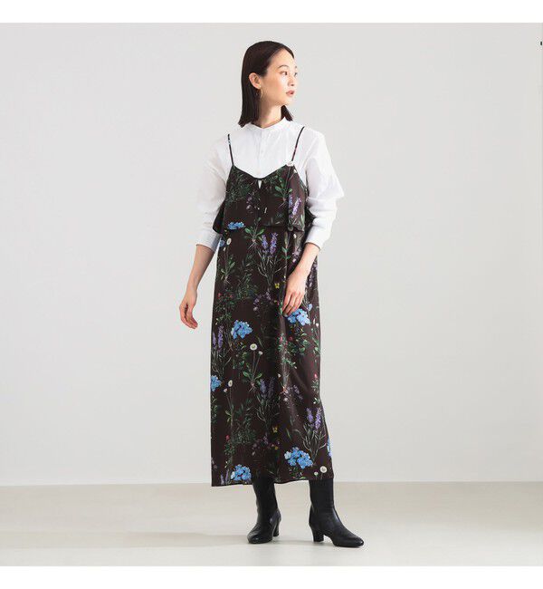 Demi-Luxe BEAMS 「【別注】TICCA / フラワー プリント キャミワンピース」|ワンピース|