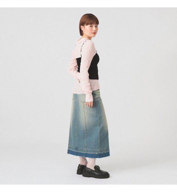 Ray BEAMS 「2WAY ベロア カップ付き キャミソール」|キャミソール|