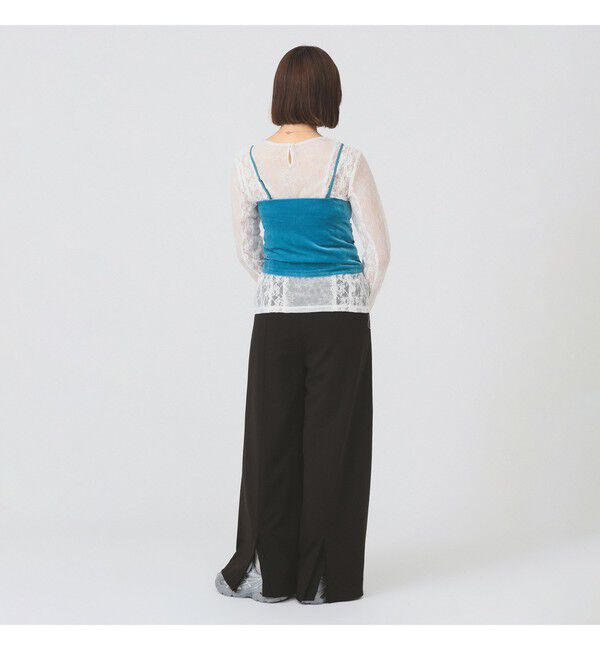 Ray BEAMS 「2WAY ベロア カップ付き キャミソール」|キャミソール|