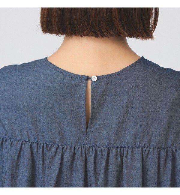 Ray BEAMS 「Gymphlex / ティアード ノースリーブ チュニック」|シャツ・ブラウス|