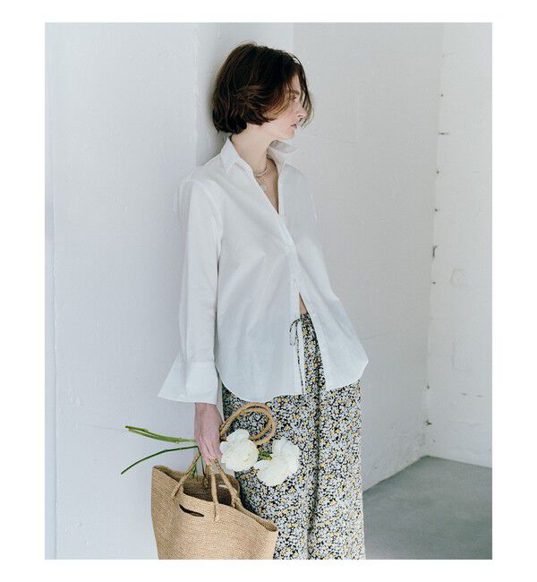 Demi-Luxe BEAMS 「ベーシック オーバーシャツ」|シャツ・ブラウス|WHITE