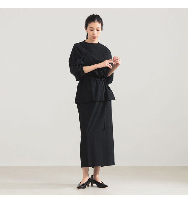 Demi-Luxe BEAMS 「AK+1 / セットライク ワンピース」|ワンピース|BLACK