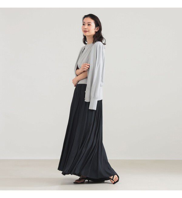 Demi-Luxe BEAMS 「AK+1 / 16ゲージ スビンコットン ノースリーブ ニット」|ニット・セーター|