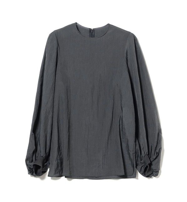 Demi-Luxe BEAMS 「AK+1 / クルーネック リブ ブラウス」|シャツ・ブラウス|