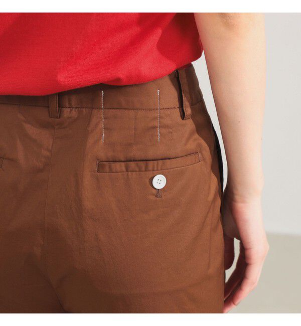 Demi-Luxe BEAMS 「AK+1 / コットン ストレッチ パンツ」|チノ|