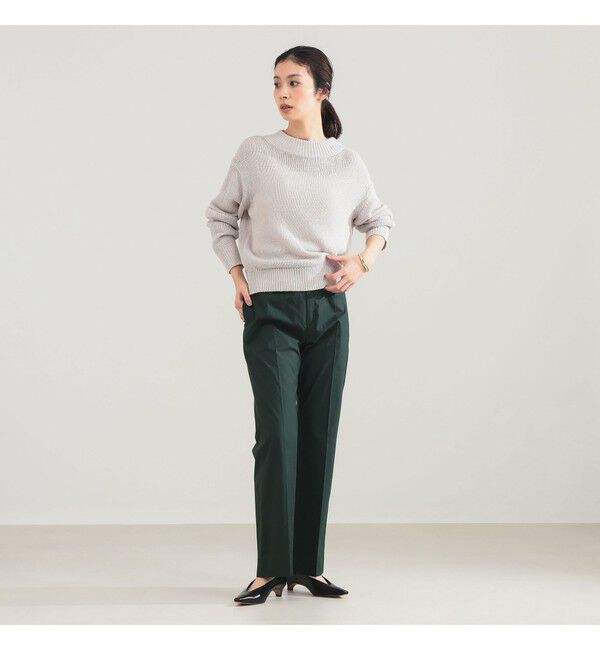 Demi-Luxe BEAMS 「AK+1 / コットン ストレッチ パンツ」|チノ|