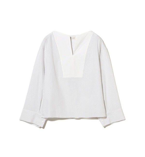 Demi-Luxe BEAMS 「ワイド カフス プルオーバー シャツ」|シャツ・ブラウス|