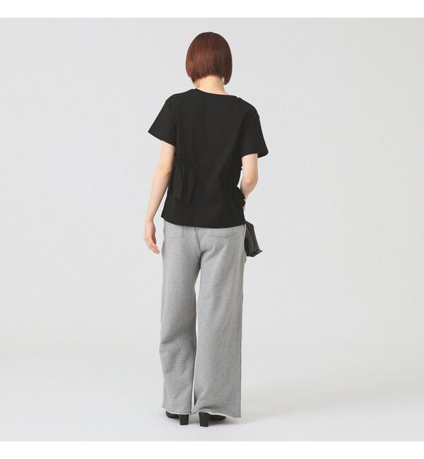 Ray BEAMS 「アシメ ギャザー フリル Tシャツ」|Tシャツ・カットソー|