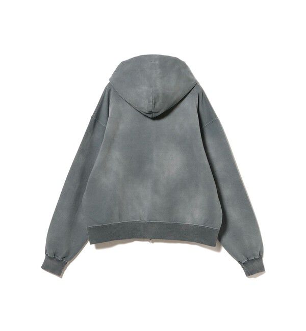 BEAMS「フェード リベット フルジップアップ フーディ 【ワイドショートフィット】」|スウェット・ジャージ|