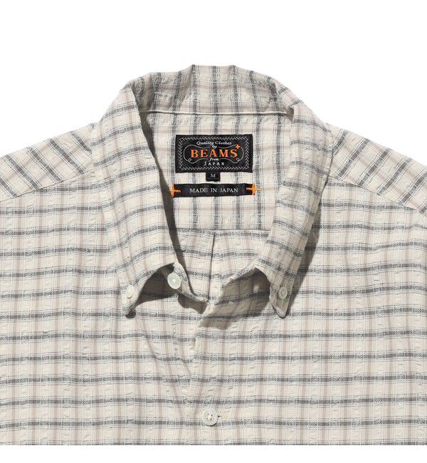BEAMS PLUS「Open B.D. Sucker Plaid」|シャツ・ブラウス|