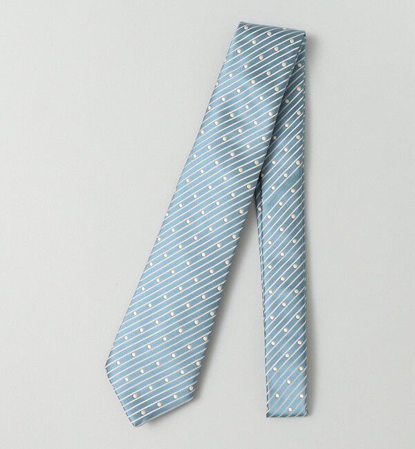 SHIPS「SHIPS: サテン ドビー ドット ネクタイ」|ネクタイ・蝶ネクタイ|サックスブルー