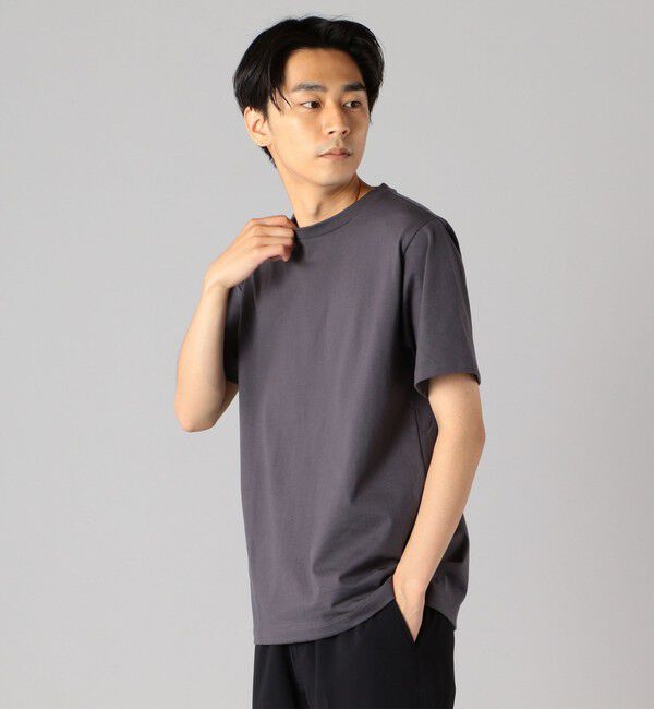 SHIPS「SHIPS: 抗菌・防臭 NANO-FINE（R） コットン クルーネック Tシャツ」|Tシャツ・カットソー|