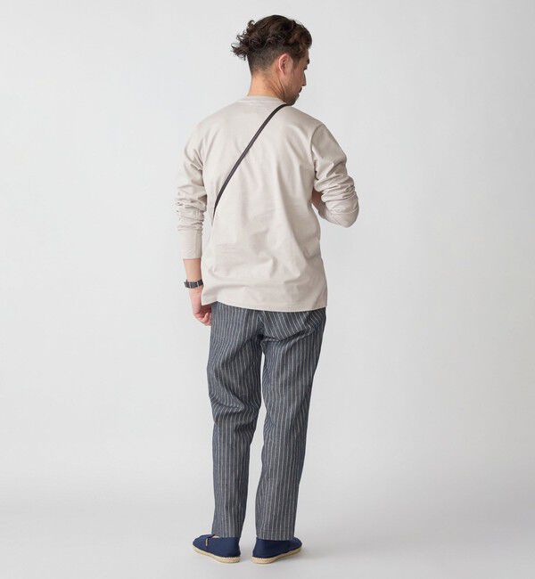 SHIPS「SHIPS: 抗菌・防臭 NANO-FINE(R) ハイゲージ Vネック Tシャツ (ロンT)」|Tシャツ・カットソー|