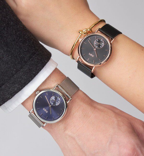 SHIPS「【WEB限定】SHIPS: ビジネス / ミリタリー 2WAY ベルト ウォッチ (腕時計)」|腕時計|ネイビー