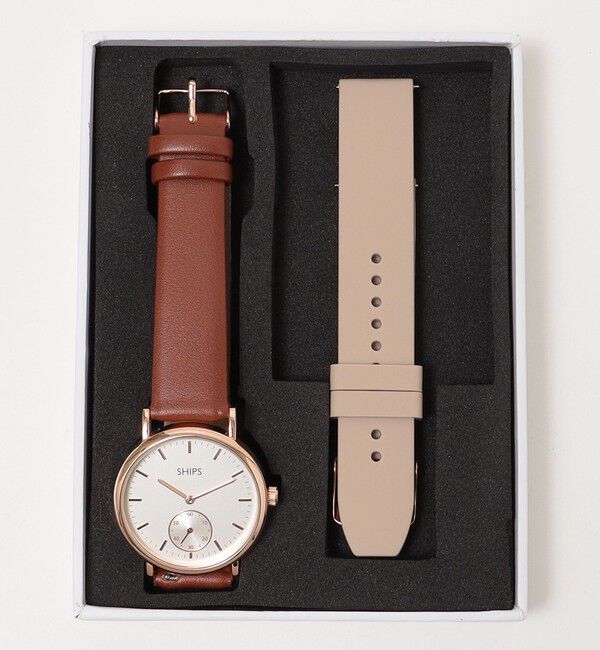 SHIPS「【WEB限定】SHIPS: ビジネス / ミリタリー 2WAY ベルト ウォッチ (腕時計)」|腕時計|