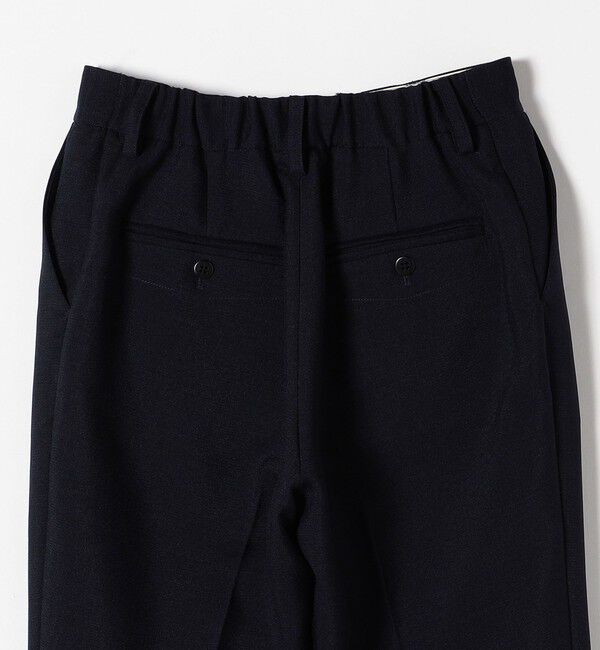 SHIPS any「SHIPS any:〈洗濯機可能〉ダブルクロス スリット パンツ［NAVY BLUE］」|チノ|