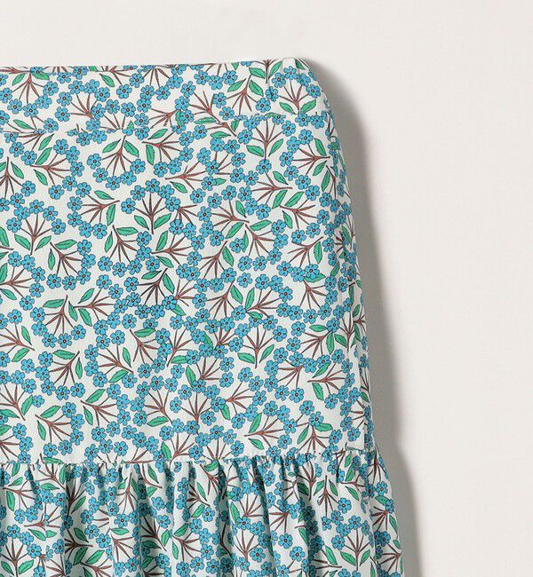 SHIPS any「SHIPS any:〈洗濯機可能〉SPRINTEX プチ フラワー ギャザー スカート」|スカート|