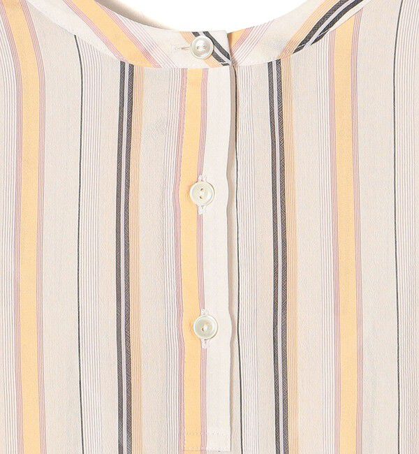 SHIPS for women「〈手洗い可能〉前後 2WAY シアー ストライプ ブラウス◇」|シャツ・ブラウス|