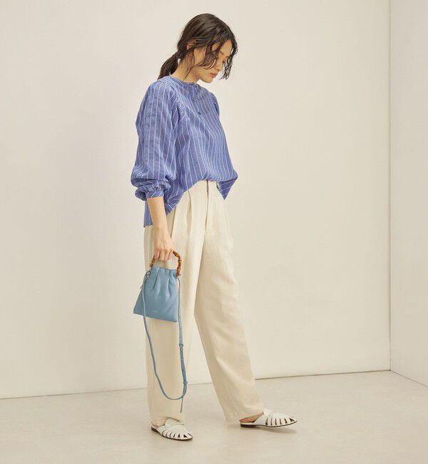 SHIPS for women「〈手洗い可能〉前後 2WAY シアー ストライプ ブラウス◇」|シャツ・ブラウス|