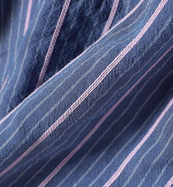 SHIPS for women「〈手洗い可能〉前後 2WAY シアー ストライプ ブラウス◇」|シャツ・ブラウス|