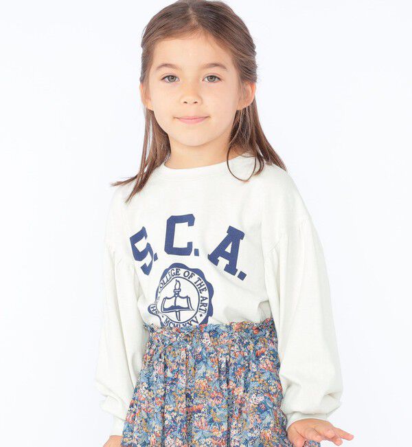 SHIPS KIDS「【SHIPS KIDS別注】RUSSELL ATHLETIC:100～150cm / 長袖 TEE」|Tシャツ・カットソー|