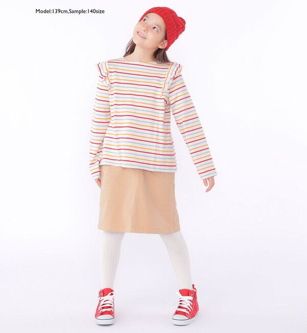 SHIPS KIDS「【SHIPS KIDS別注】Gramicci:100～150cm / トラぺーズ スカート」|台形|