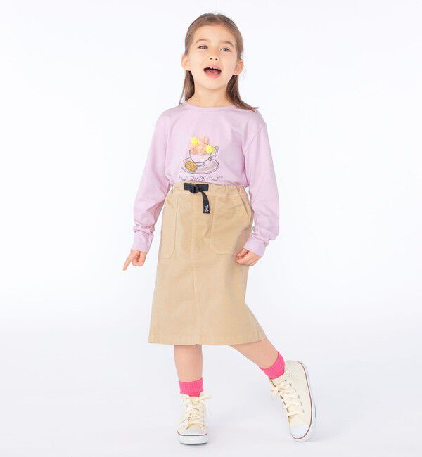 SHIPS KIDS「【SHIPS KIDS別注】Gramicci:100～150cm / トラぺーズ スカート」|台形|