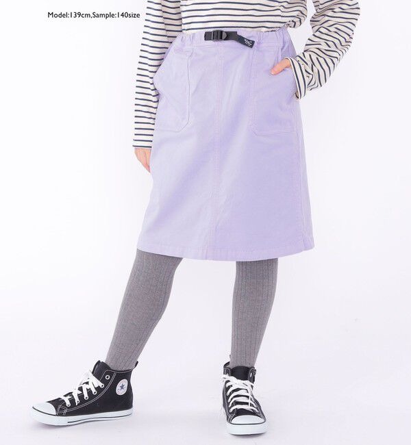 SHIPS KIDS「【SHIPS KIDS別注】Gramicci:100～150cm / トラぺーズ スカート」|台形|