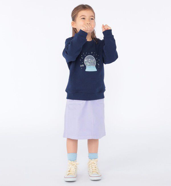 SHIPS KIDS「【SHIPS KIDS別注】Gramicci:100～150cm / トラぺーズ スカート」|台形|