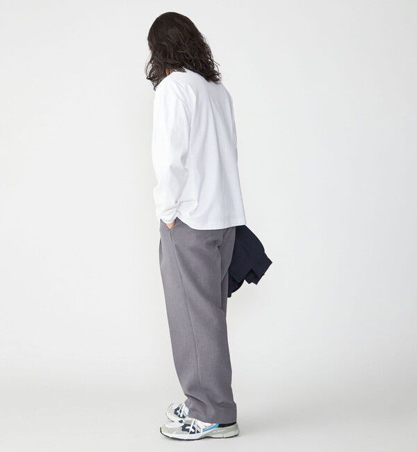 SHIPS「【WEB限定】SHIPS:〈汗染み防止加工〉ワンポイントロゴ ビッグシルエットヘビーウェイトTシャツ」|Tシャツ・カットソー|