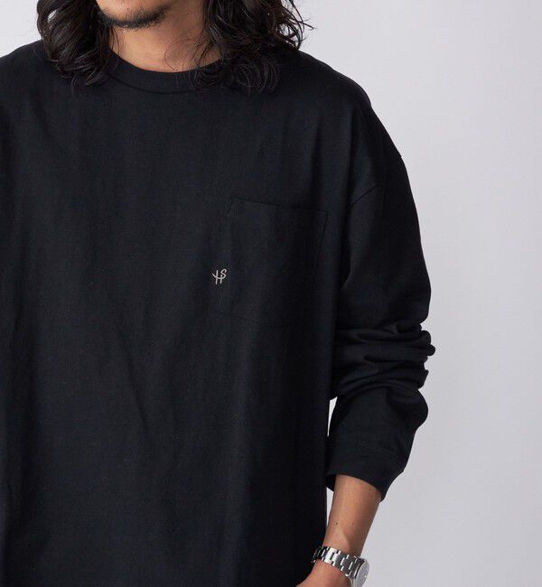 SHIPS「【WEB限定】SHIPS:〈汗染み防止加工〉ワンポイントロゴ ビッグシルエットヘビーウェイトTシャツ」|Tシャツ・カットソー|