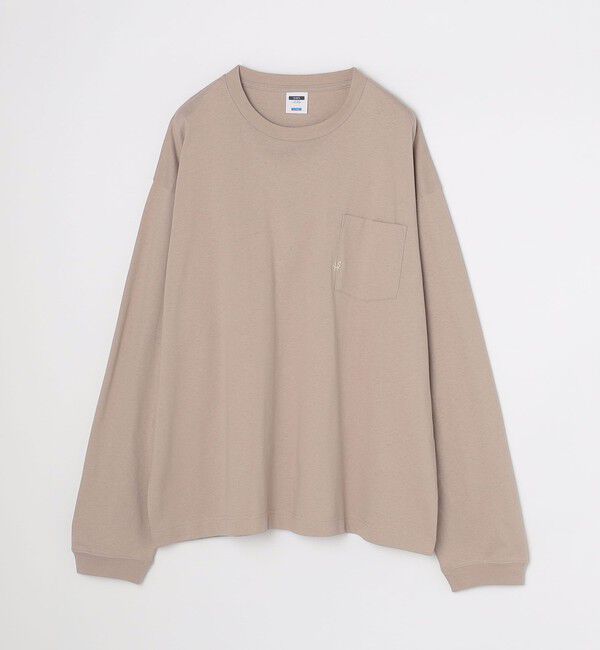 SHIPS「【WEB限定】SHIPS:〈汗染み防止加工〉ワンポイントロゴ ビッグシルエットヘビーウェイトTシャツ」|Tシャツ・カットソー|