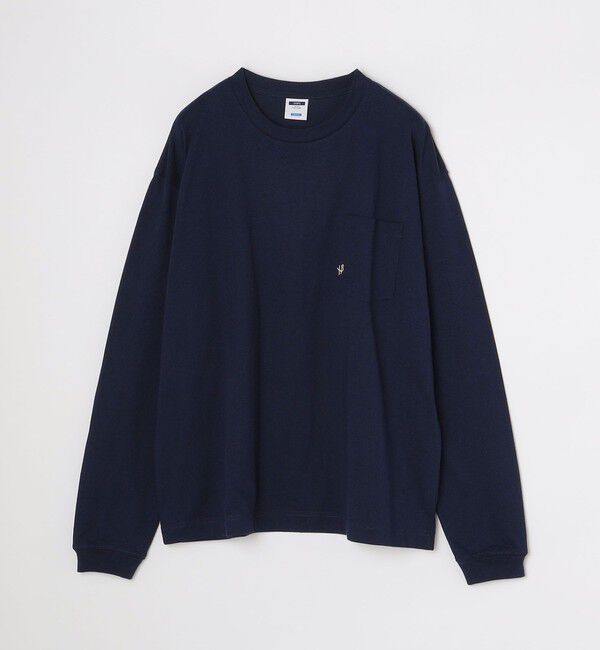 SHIPS「【WEB限定】SHIPS:〈汗染み防止加工〉ワンポイントロゴ ビッグシルエットヘビーウェイトTシャツ」|Tシャツ・カットソー|