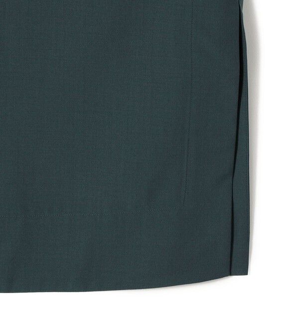 SHIPS for women「SHIPS Primary Navy Label:〈手洗い可能〉梳毛 Vネック ワンピース」|ワンピース|