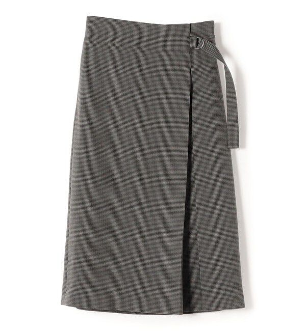 SHIPS for women「〈手洗い可能〉ガンクラブチェック 無地 ウーリッシュ スカート ◇」|スカート|